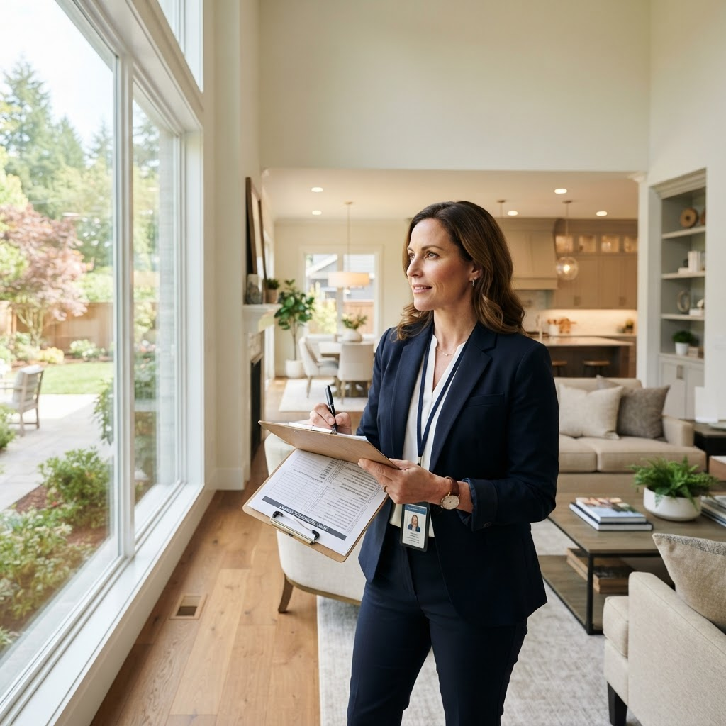 Carefree Casa team member conducting a professional home walkthrough